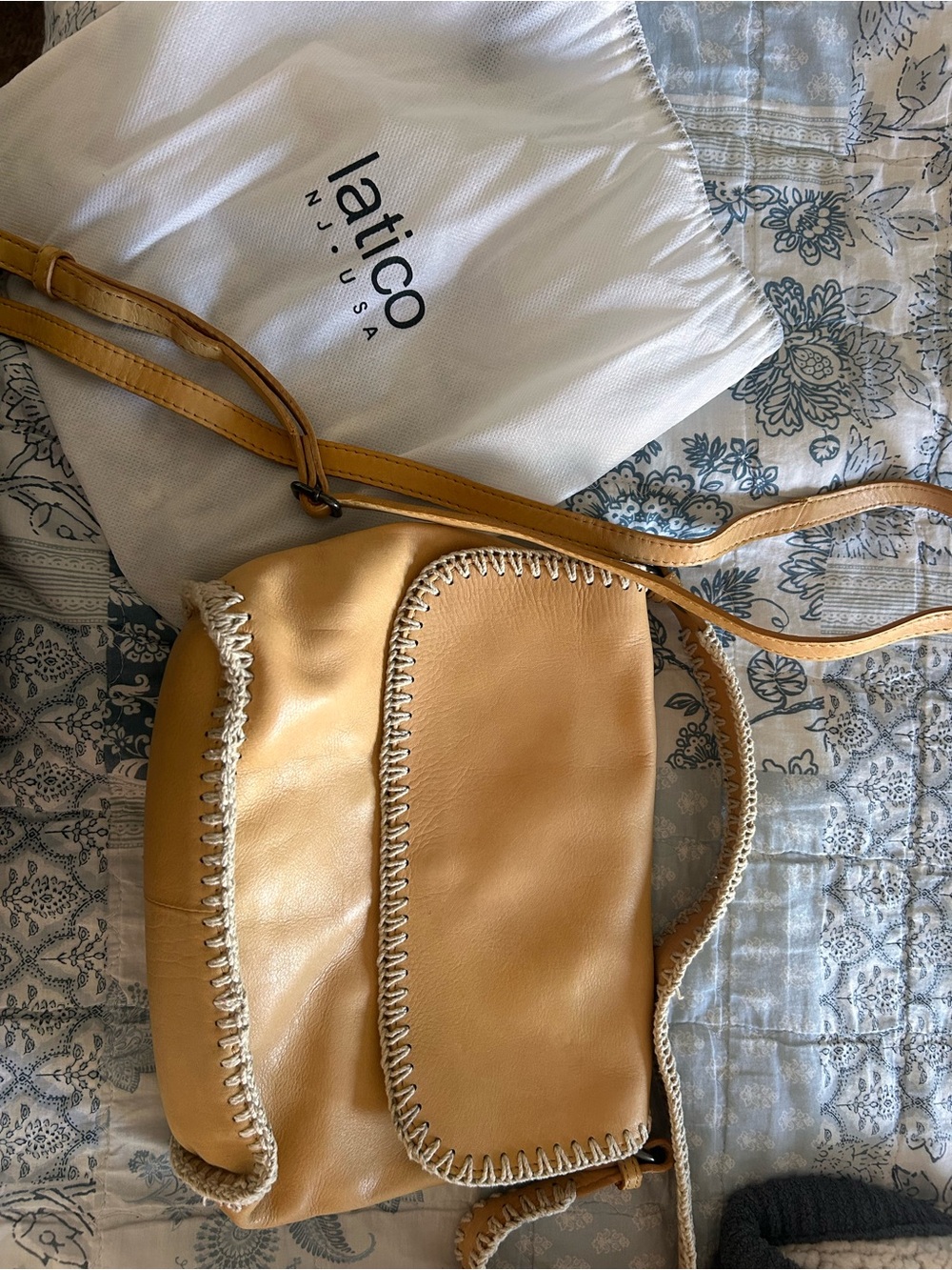 Real Leather Latico Purse